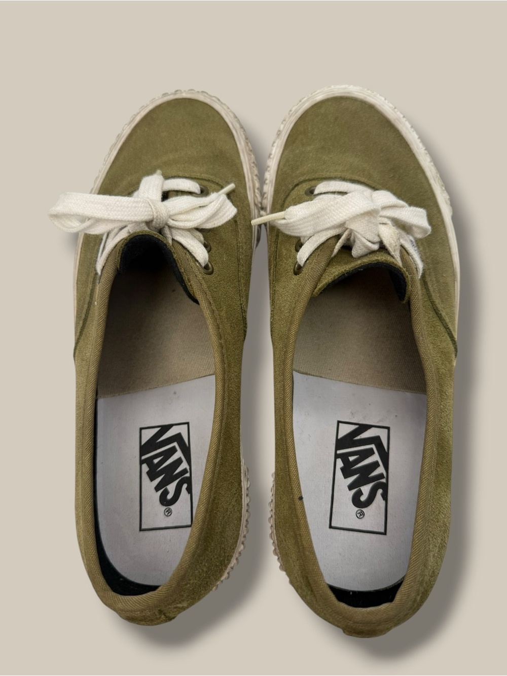 Vans Anaheim Factory Authentic 44 Lug DX – Olive Green Suede - Picture 10 of 10